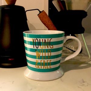Young Wild and Free coffee mug